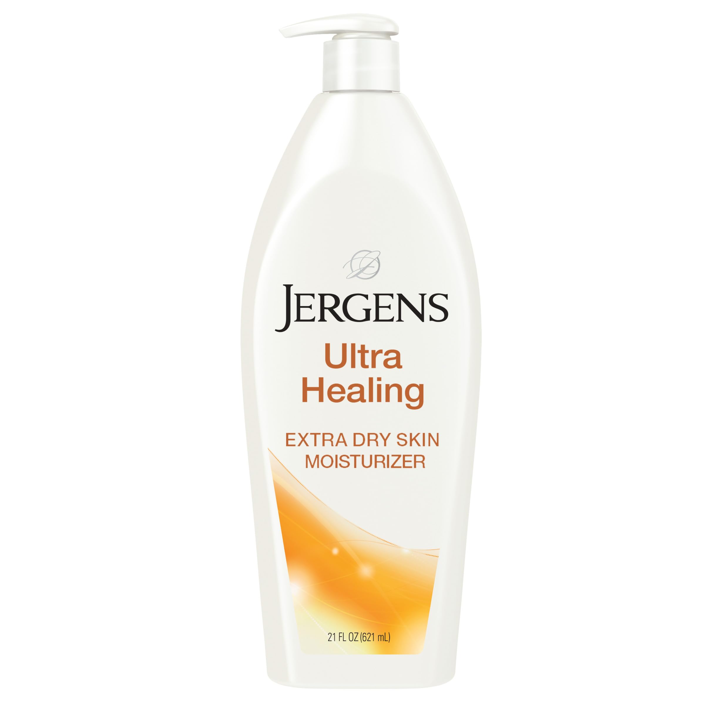 Jergens Ultra Healing Dry Skin Lotion, Hand and Body Moisturizer for Quick Absorption into Extra Dry Skin with Hydralucence Blend, Vitamins C, E and B5, White, 32oz