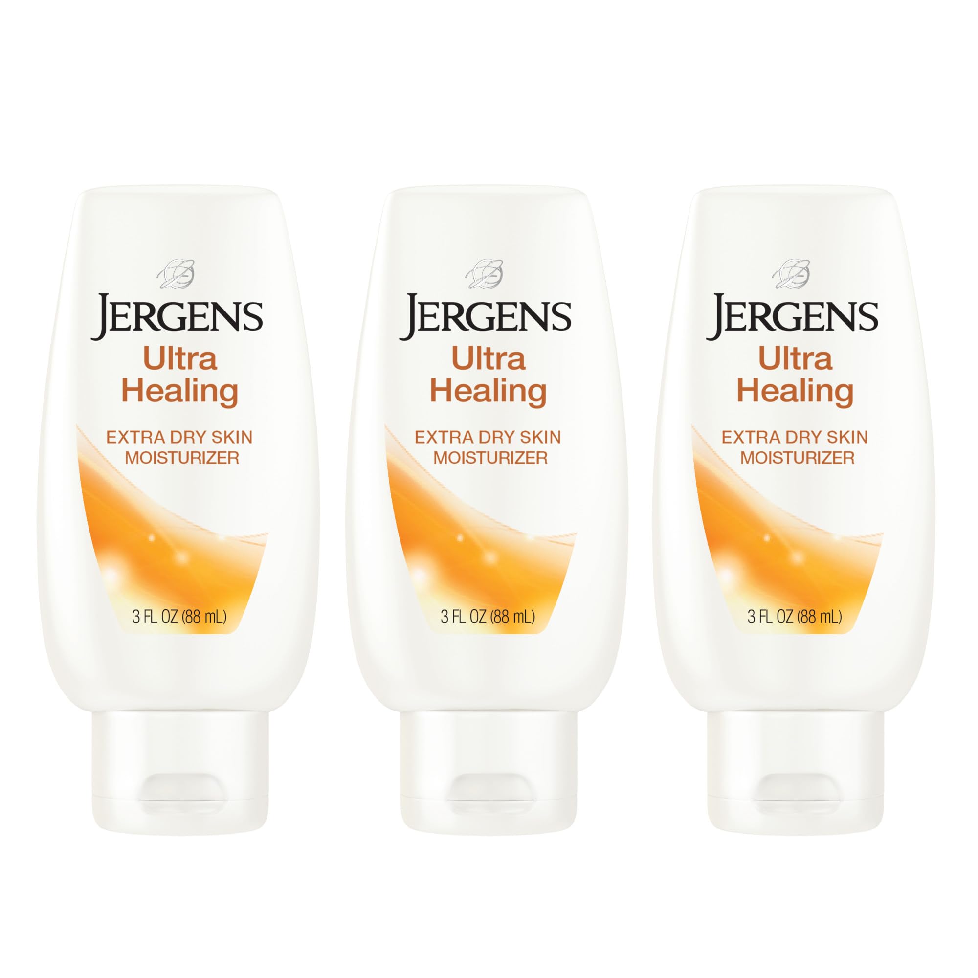 Jergens Ultra Healing Dry Skin Lotion, Hand and Body Moisturizer for Quick Absorption into Extra Dry Skin with Hydralucence Blend, Vitamins C, E and B5, White, 32oz