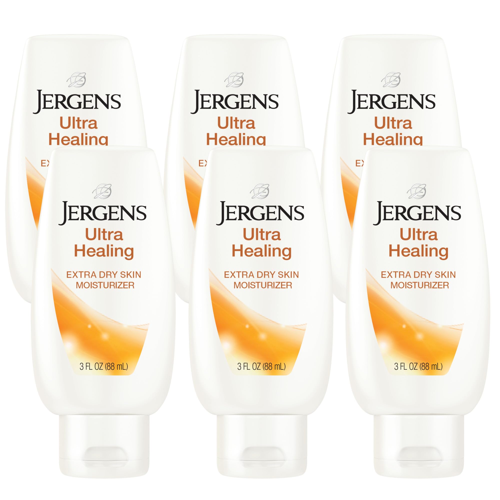 Jergens Ultra Healing Dry Skin Lotion, Hand and Body Moisturizer for Quick Absorption into Extra Dry Skin with Hydralucence Blend, Vitamins C, E and B5, White, 32oz