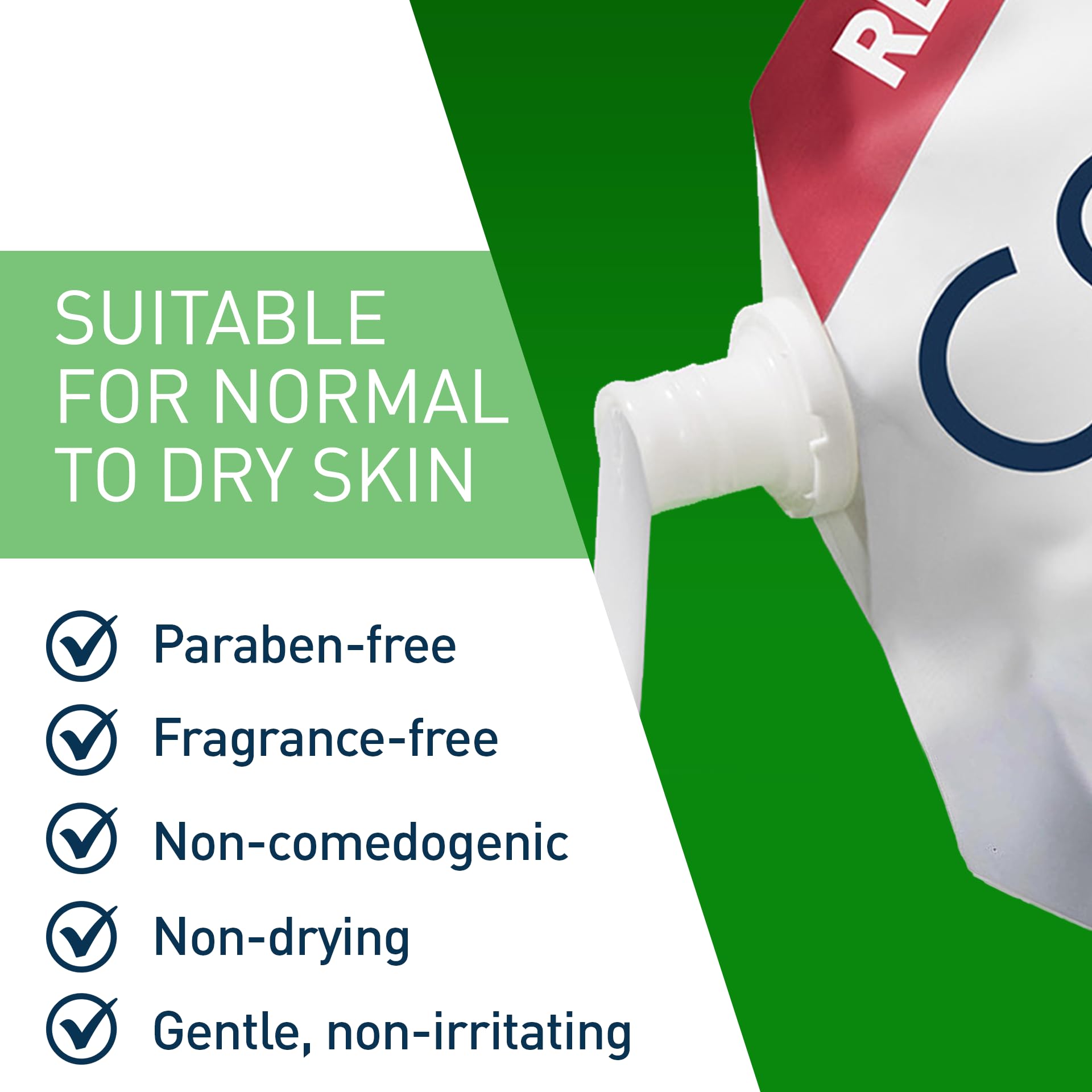 CeraVe Hydrating Facial Cleanser, Moisturizing Face Wash For Dry Skin, Hyaluronic Acid + Ceramides + Glycerin, Hydrating Cleanser For Normal To Dry Skin, National Eczema Association Certified