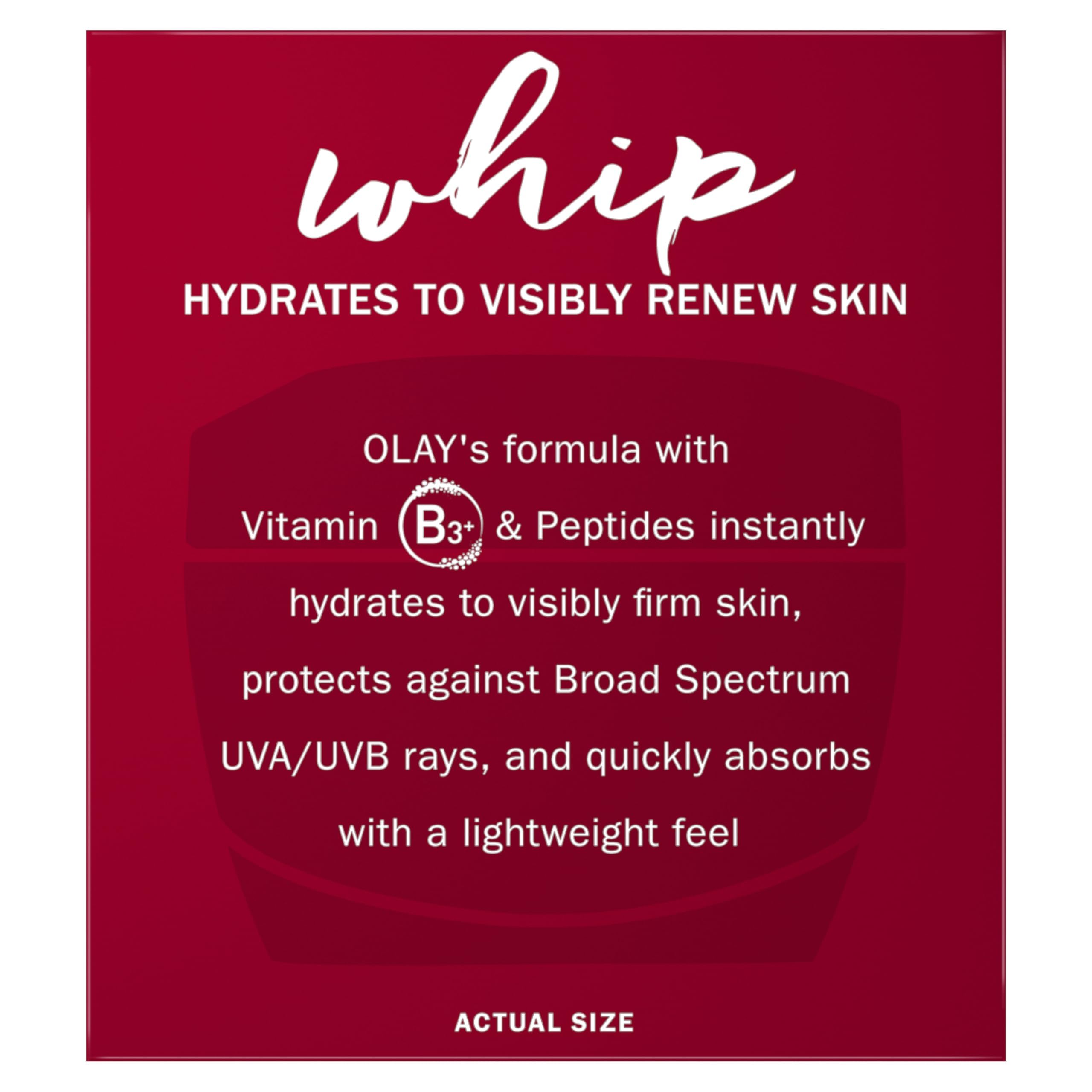 Olay Regenerist Whip Face Moisturizer Cream with Sunscreen SPF 25, 1.7 oz