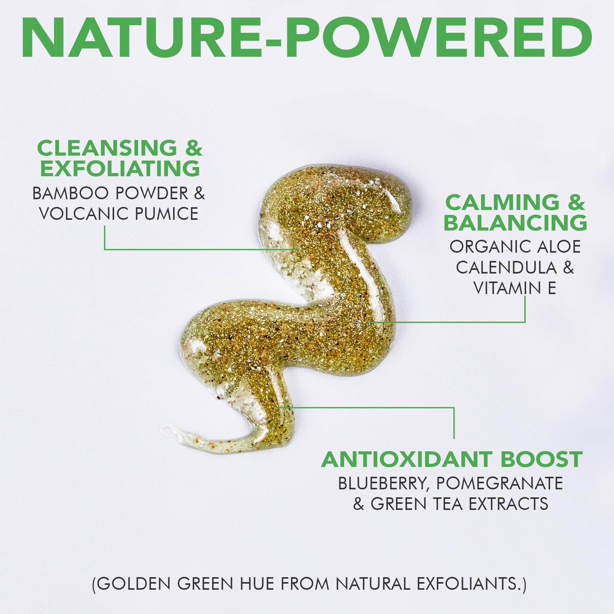 Facial Scrub Exfoliator - USA Made with Natural & Organic Ingredients, Gentle Exfoliating Face Wash for Sensitive & Acne Prone Skin, Microdermabrasion Scrub, Removes Dead Skin Cells (2 Fl Oz)